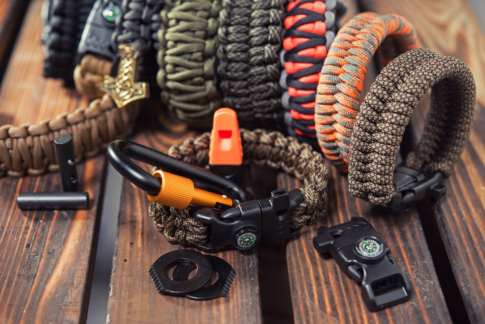 Paracord accessories and braided items